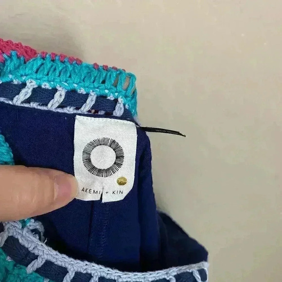 Anthro Akemi + Kin Embroidered Knit Tank Dress - Picture 4 of 12